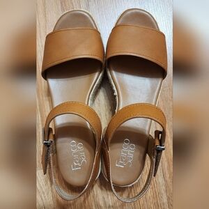 Franco Sarto Tan Sandals Size 8.5